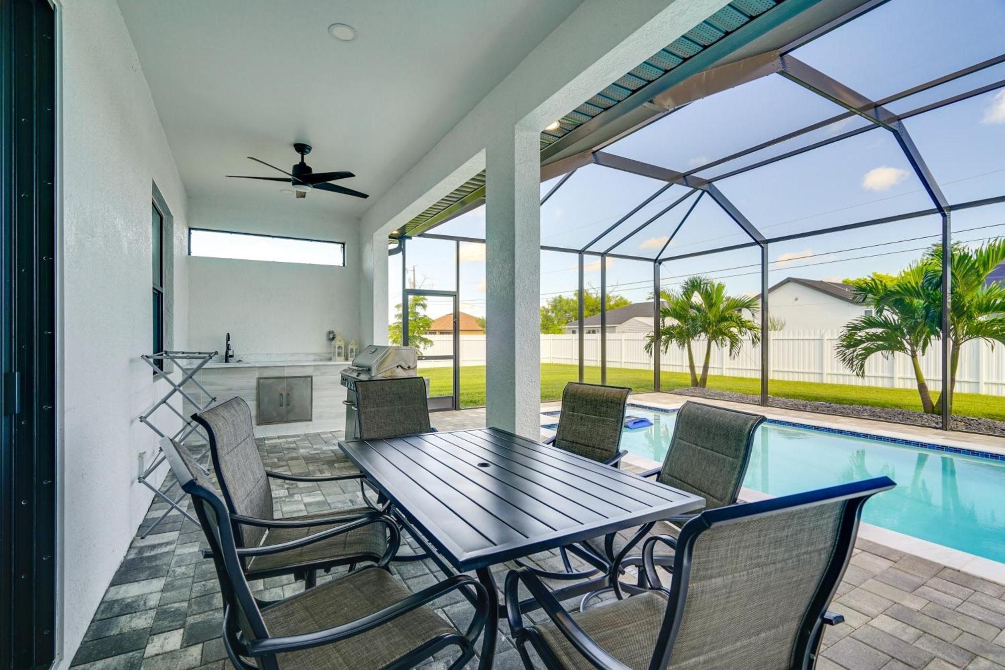 Cape Coral Escape Furnished Lanai And Private Pool! Villa ภายนอก รูปภาพ